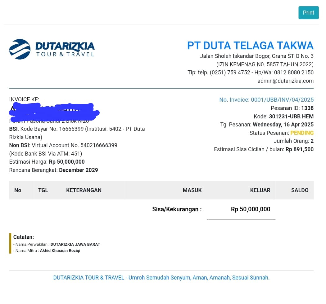 Invoice-Digital-paket-umrah